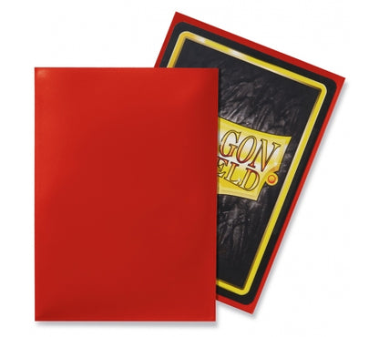 100 Dragon Shield Sleeves - Classic Crimson