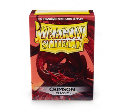 100 Dragon Shield Sleeves - Classic Crimson