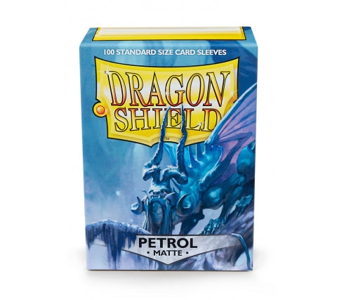 100 Dragon Shield Sleeves - Matte Petrol