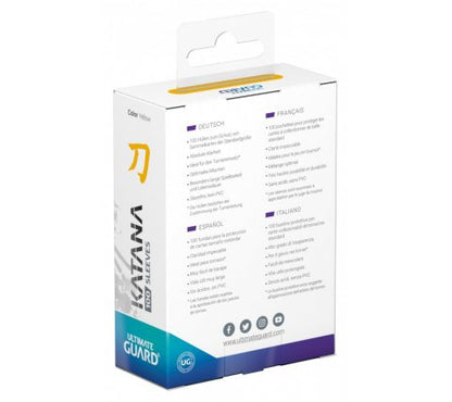 Ultimate Guard Katana 100 Sleeves Standard Size - Yellow