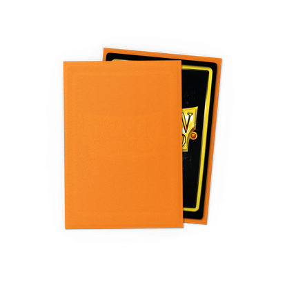 100 Dragon Shield Sleeves - Matte Orange