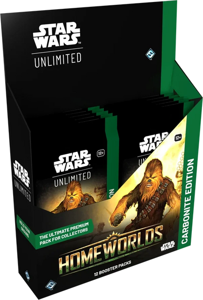 Star Wars Unlimited – Homeworlds Carbonite Edition Booster Box | Factory Sealed