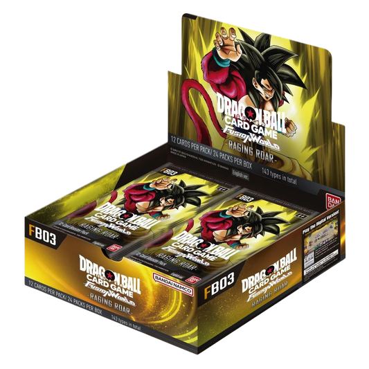 Dragon Ball Super Card Game - Fusion World FB03 Raging Roar Booster Box - EN