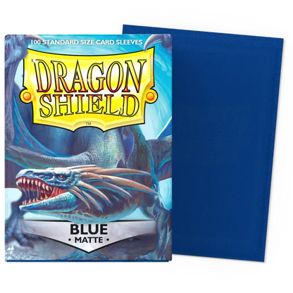 Dragon Shield - Standard Sleeves Matte (100 Sleeves) Blue