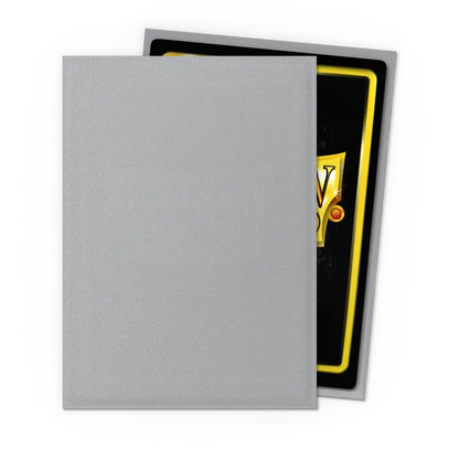 100 Dragon Shield Sleeves - Matte Silver