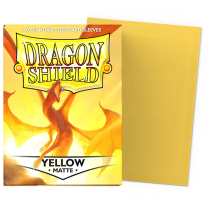 Dragon Shield - Standard Sleeves Matte (100 Sleeves) Yellow