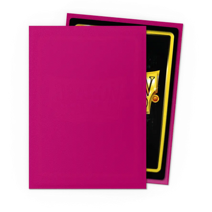 100 Dragon Shield Sleeves - Matte Magenta