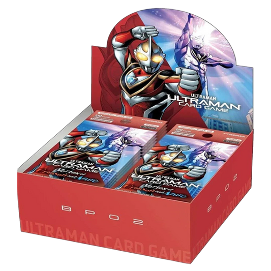 Ultraman TCG: BP02 - Vortex of Crimson and Azure - Booster Display