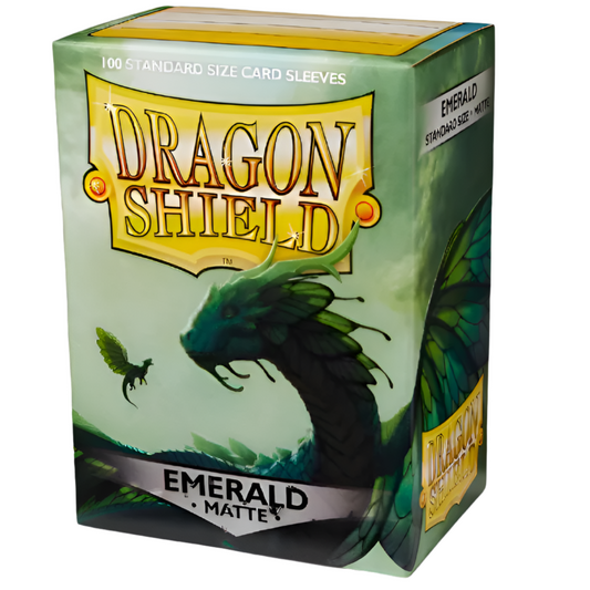 100 Dragon Shield Sleeves - Matte Emerald
