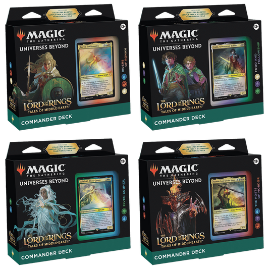 The Lord of the Rings: Tales of Middle-Earth Commander Deck Set - English