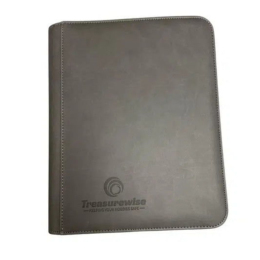 TreasureWise WiseGuard Mini Zip Toploader Binder 112 cards