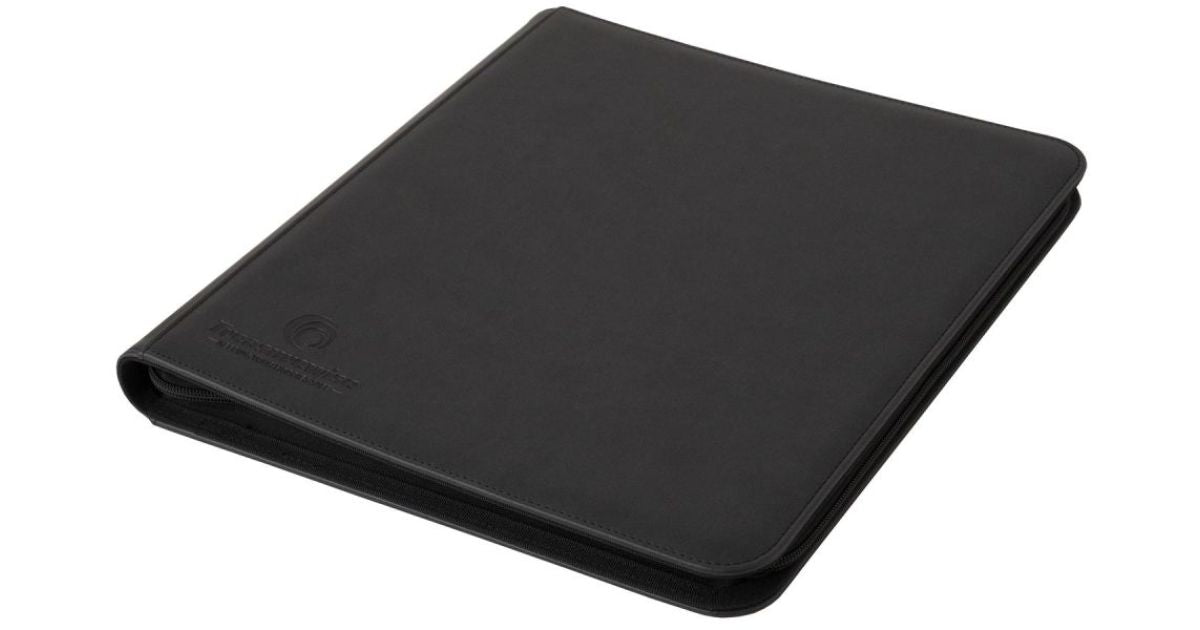 TreasureWise WiseGuard Zip Binder XL 480 cards Black