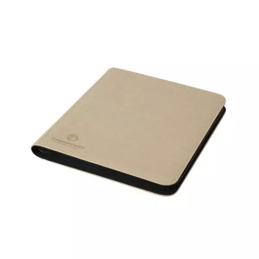 TreasureWise WiseGuard Zip Binder XL 480 cards Sand
