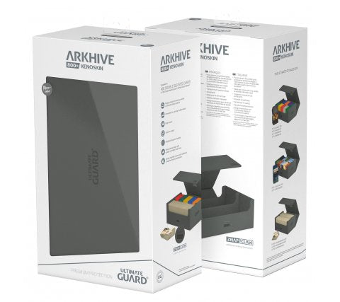 Ultimate Guard ArkHive 800+ XenoSkin Monocolor Grey