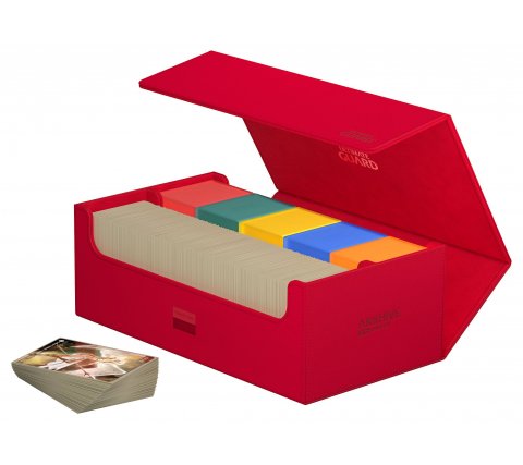 Ultimate Guard ArkHive 800+ XenoSkin Monocolor Red