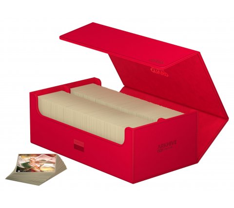 Ultimate Guard ArkHive 800+ XenoSkin Monocolor Red