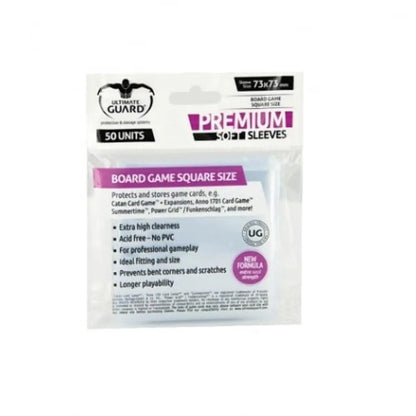 Ultimate Guard Board Game Sleeves (50) – Square
