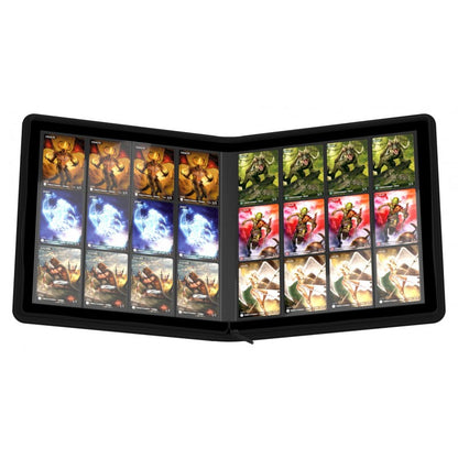 Ultimate Guard - Zipfolio 480 - 24-Pocket XenoSkin (Quadrow) - Black