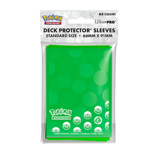 UP - Energy - Grass Type 65ct Deck Protector Sleeves for Pokémon