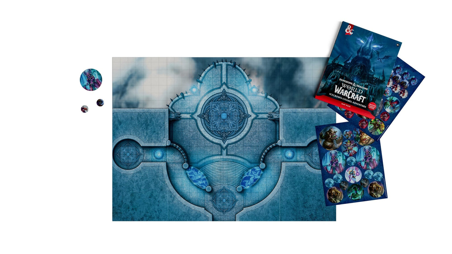 Dungeons & Dragons x World of Warcraft - Icecrown Citadel Adventure Map Pack - EN